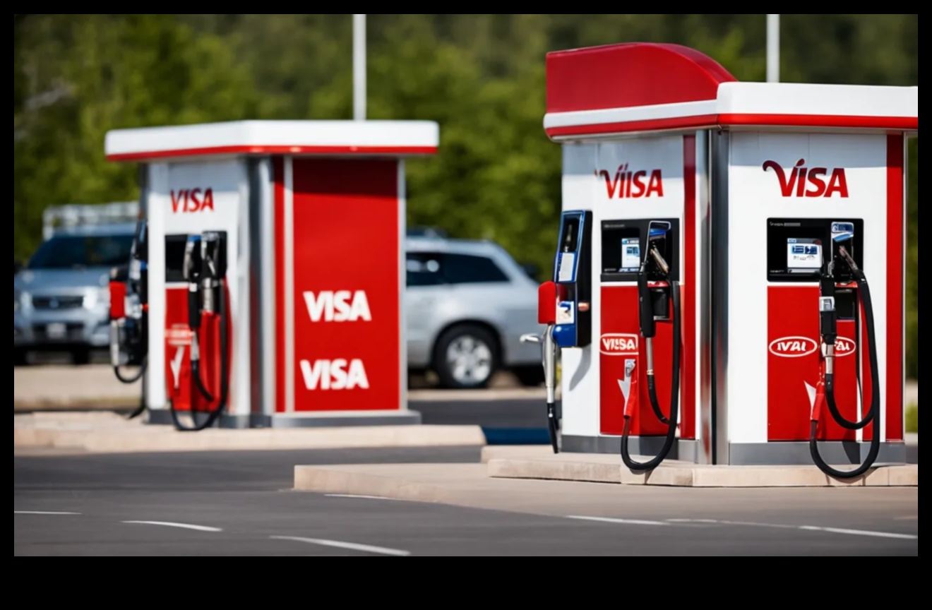 can you use visa gift cards at gas stations