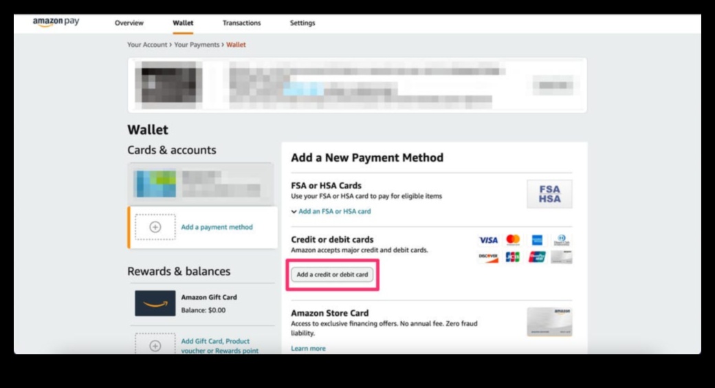 How to Add a Visa Gift Card to Amazon 1