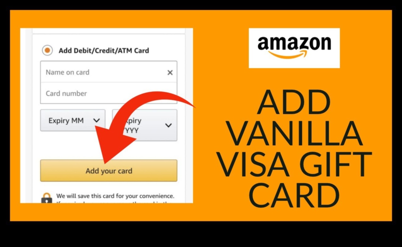 can i add a visa gift card to amazon