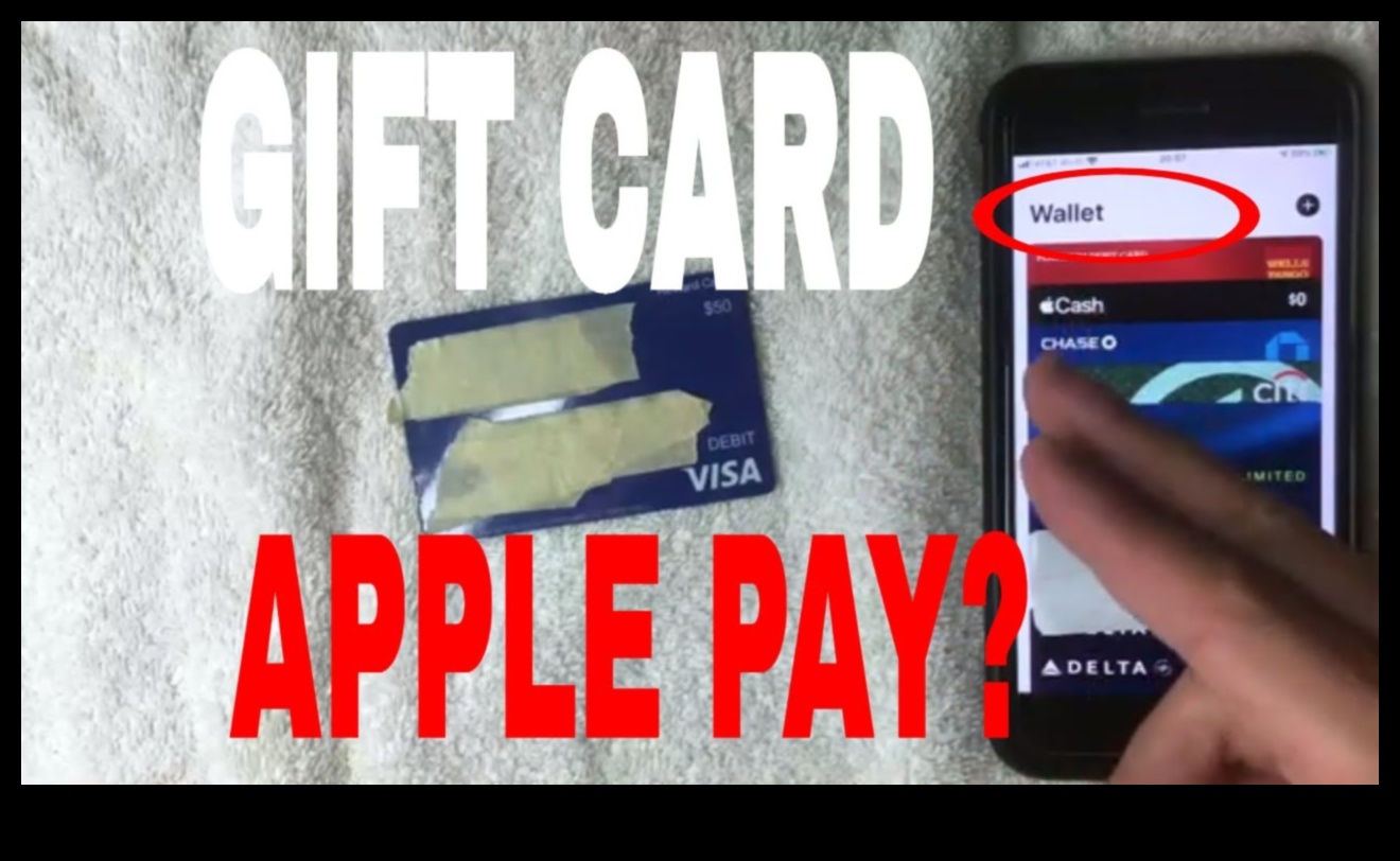 can i add visa gift card to apple pay